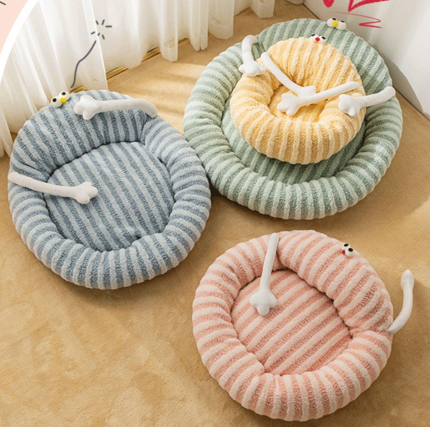 Winter Deep Sleep Pet Snuggle Bed