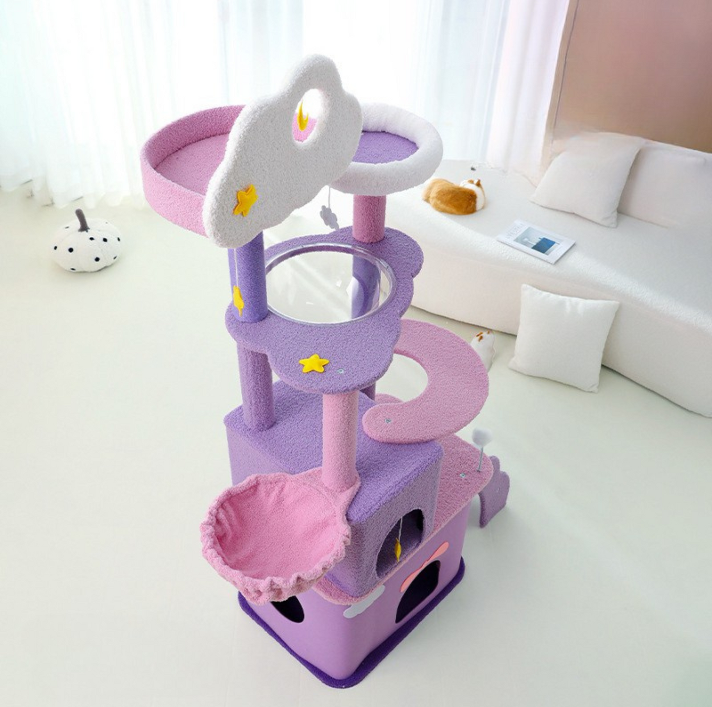 Fantasy Series - Galaxy Echo Super Large Cat Tree With Scratching Post (Height 170cm)