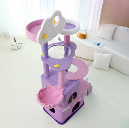 Fantasy Series - Galaxy Echo Super Large Cat Tree With Scratching Post (Height 170cm)