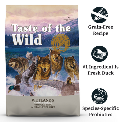 TASTE OF THE WILD Grain Free-Wetlands Canine Dog Dry Food 12.2kg