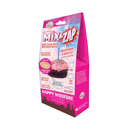Wagalot Happy Woofday Dog Birthday Cake Mix (Pink)