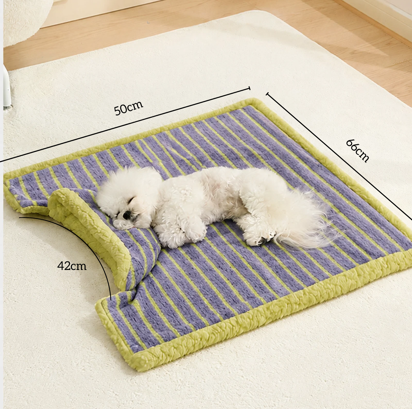 Hooded Flannel Wearable Pet Blanket