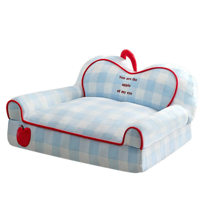 Summer Pet Sofa Bed - You Are the Apple of My Eye (Breathable Cooling Fabric)