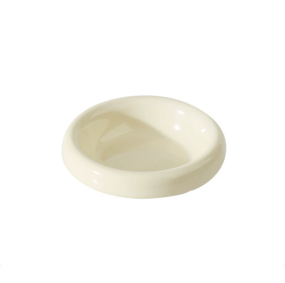 Aura Ceramic Pet Bowl with Metal Stand