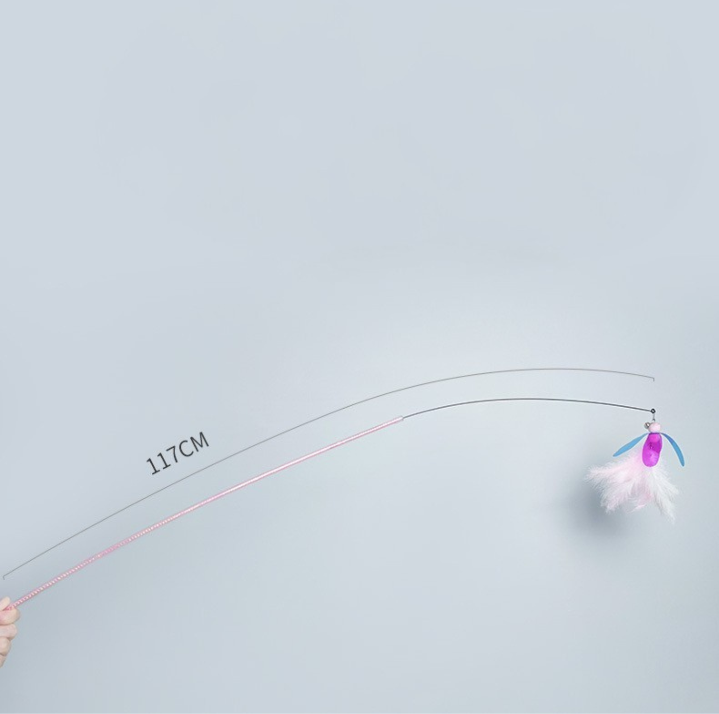 Magic Feather Telescopic Cat Stick– Extendable Interactive Teaser