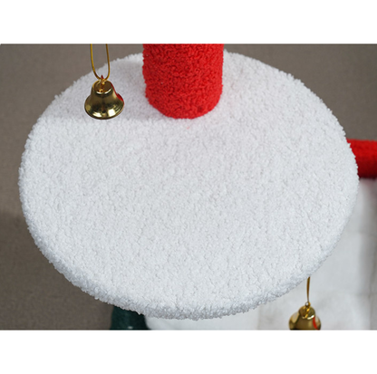 Christmas Sled-Shaped Multi-Level Cat Tree