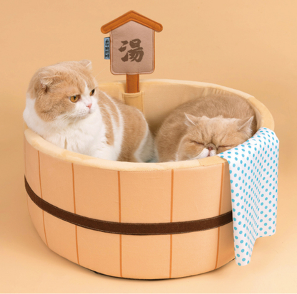 PurLab Fuji Hot Springs Calming Cat Bed