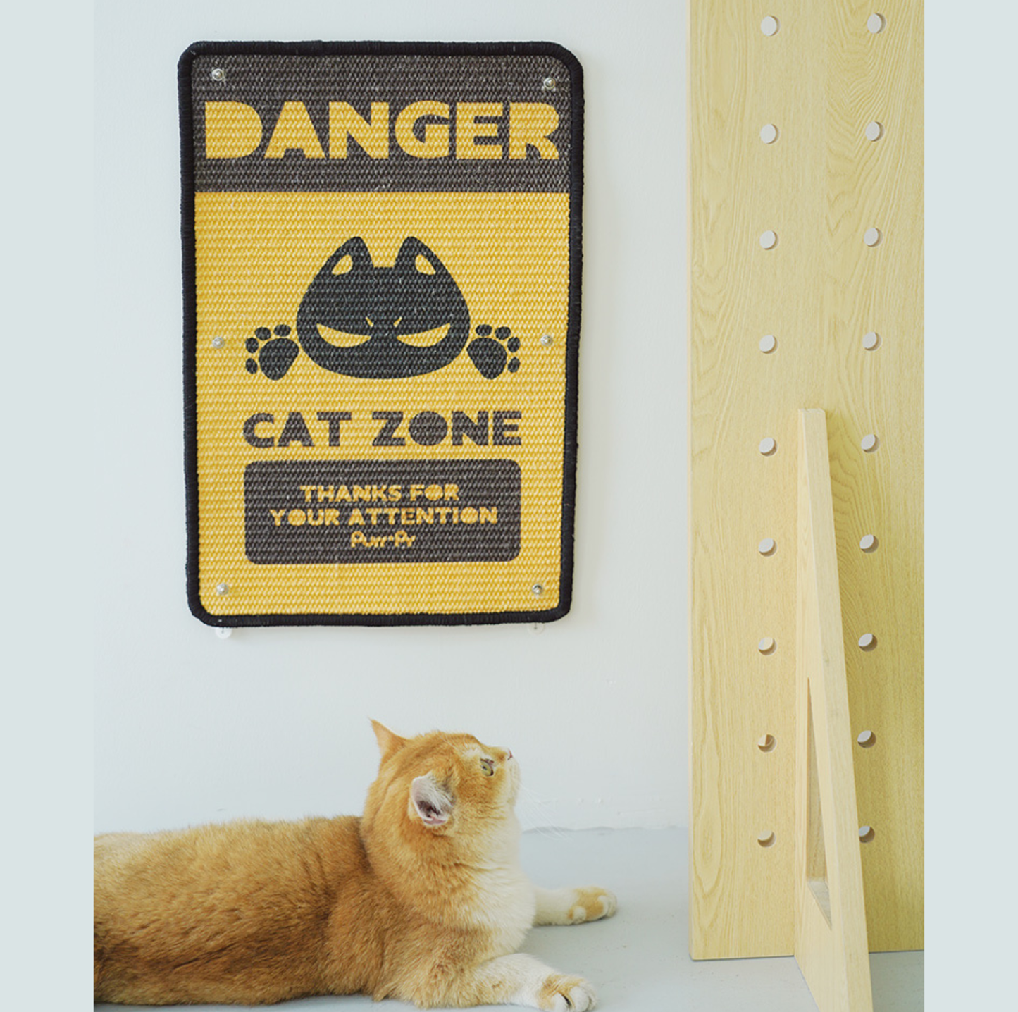 Wall Mounted Sisal Cat Scratching Mat - Bad Cats