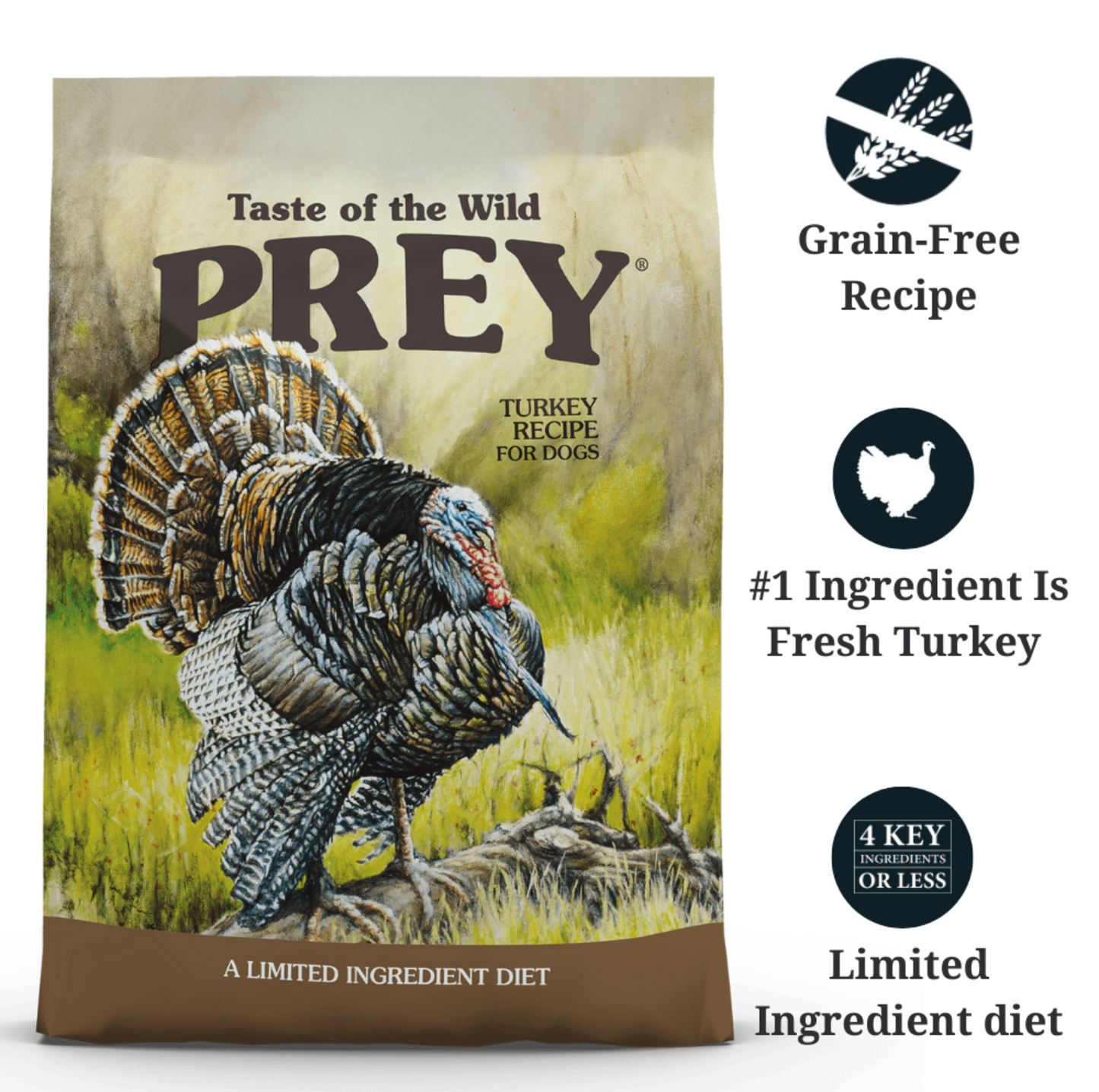 Taste of the Wild Prey - Turkey Dog 11.3kg