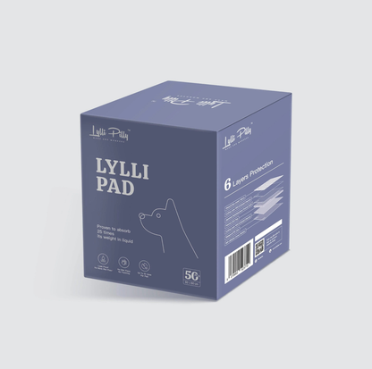 LYLLI PILLY Lylli Pad - Charcoal Leak Proof Ultra Absorbent Premium Training Pads