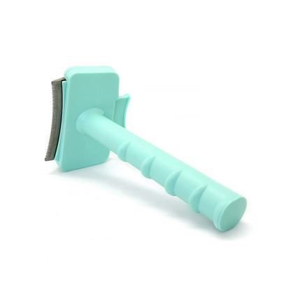 One-Click Self-Cleaning Pet Undercoat Deshedding Brush for Cats & Dogs