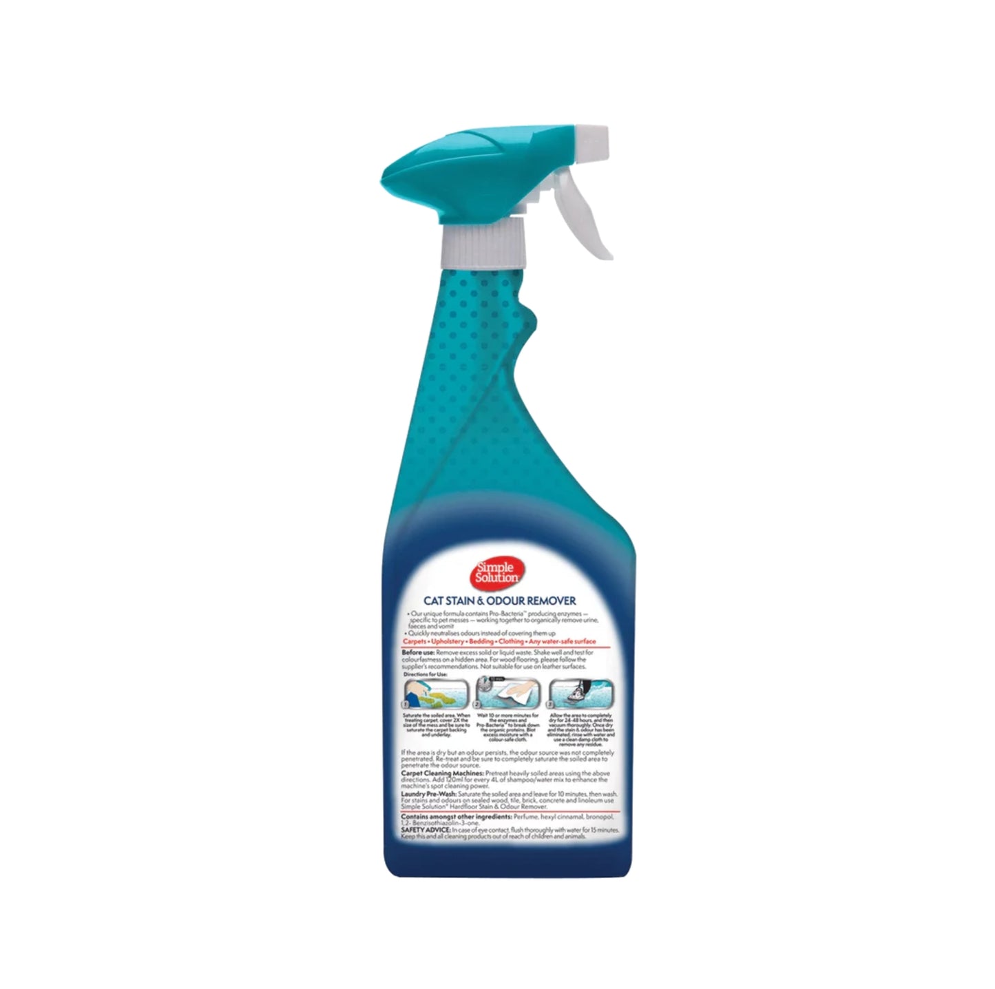SIMPLE SOLUTION Stain & Odour Remover for Cats 750ml