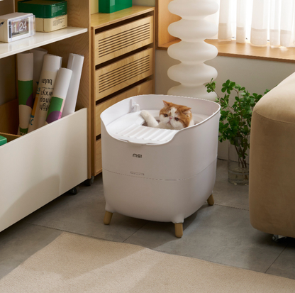 MakeSure Mochi Top-Entry Cat Litter Box 100L