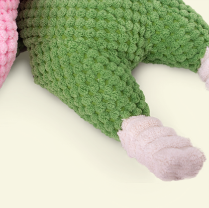Squeaky Chicken Plush Dog Toy with Built-in Squeaker