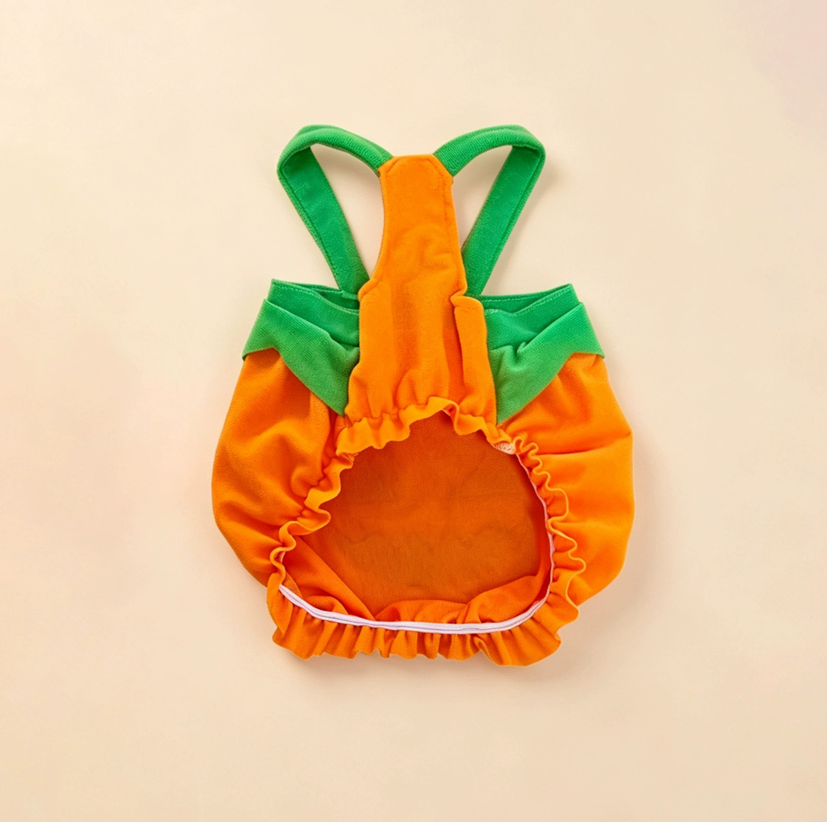 Halloween Pumpkin Pet Costume with Shoulder Straps