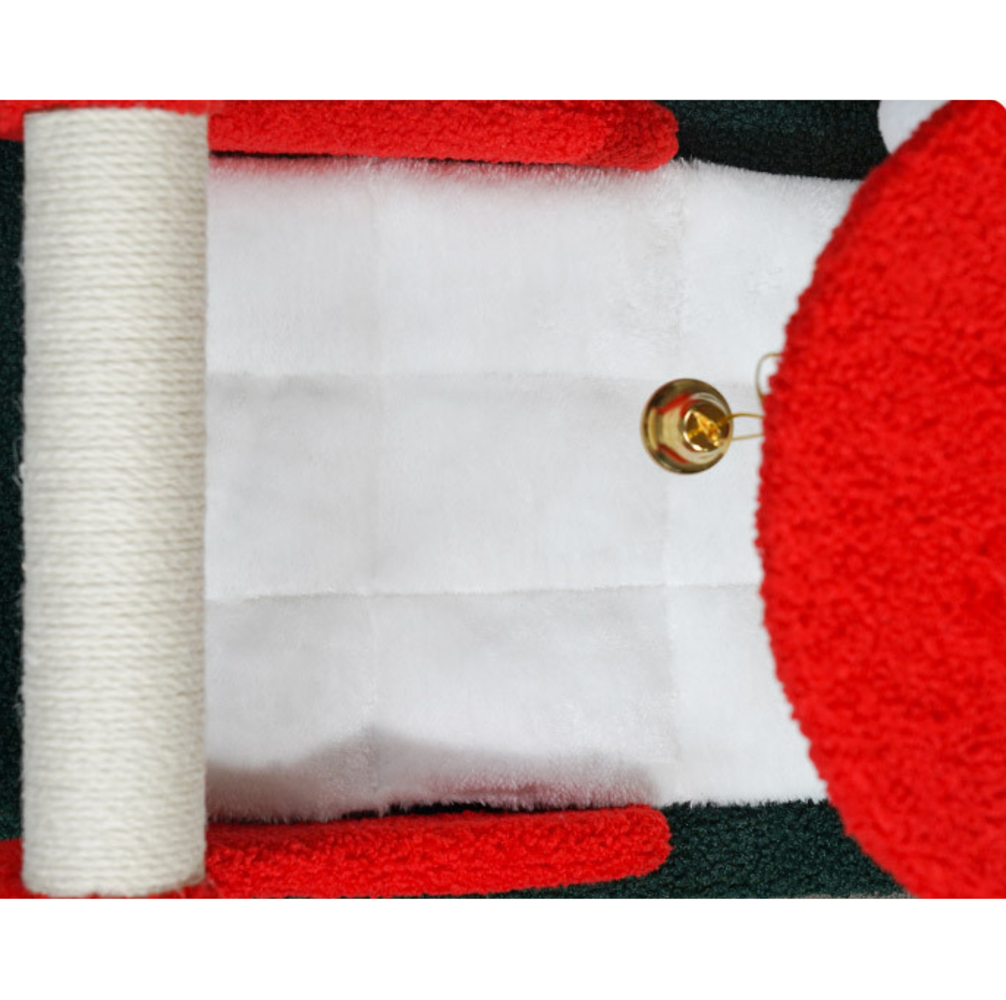 Christmas Sled-Shaped Multi-Level Cat Tree