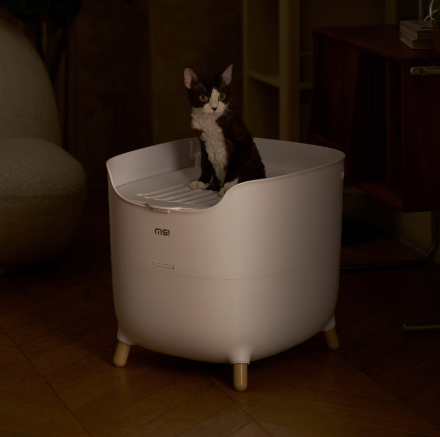 MakeSure Mochi Top-Entry Cat Litter Box 100L