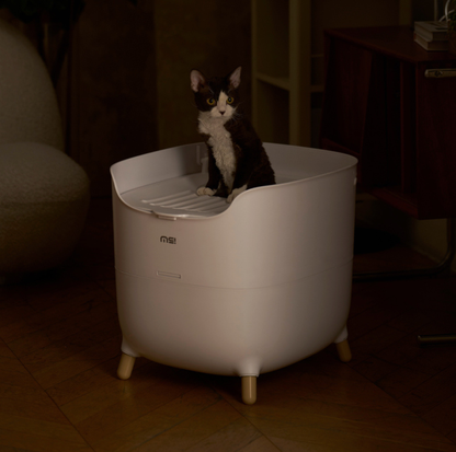 MakeSure Mochi Top-Entry Cat Litter Box 100L