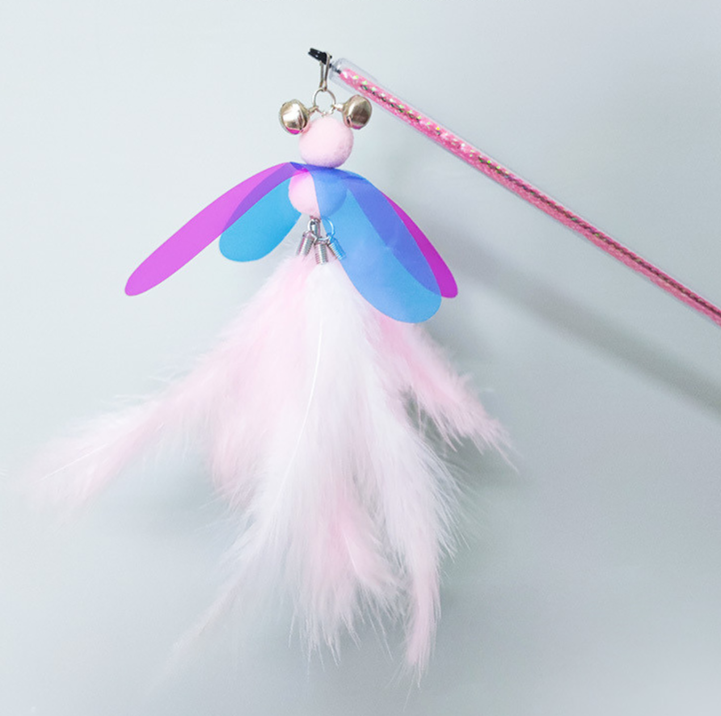 Magic Feather Telescopic Cat Stick– Extendable Interactive Teaser