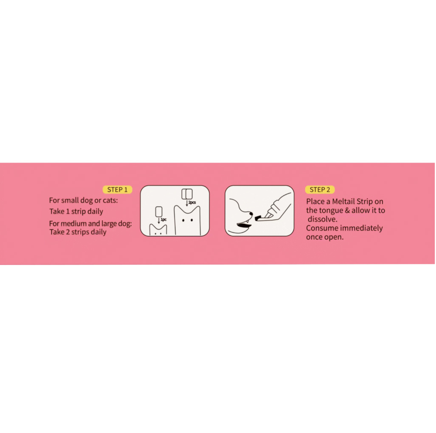 Meltail MeltFresh – Total Oral Care Probiotic Oral Strips for Dogs & Cats