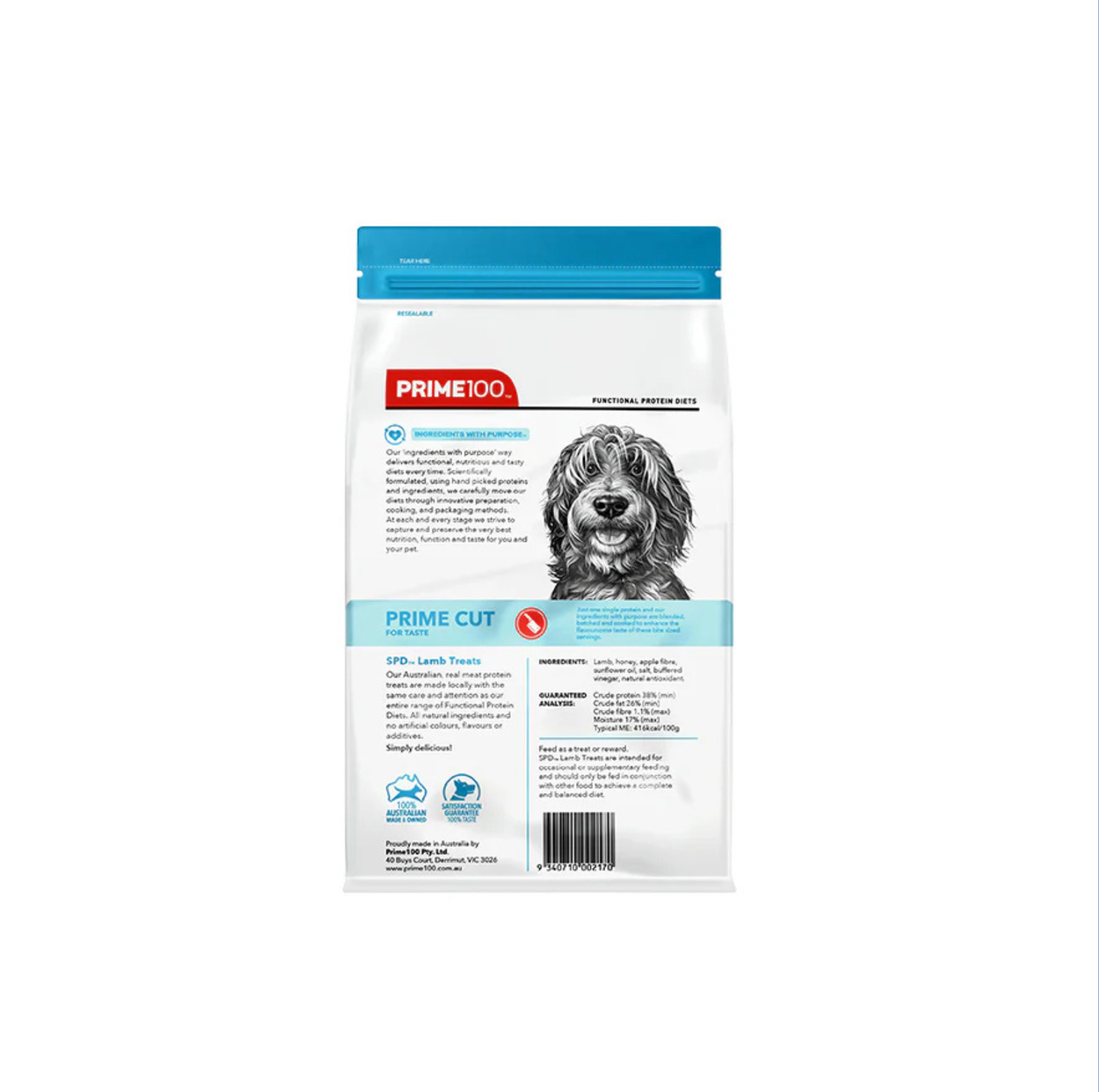 SPD™ Prime Cut Lamb Treats 100g