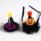 Pet Halloween Paw-ty Hat with Pumpkin and Bat Decorations