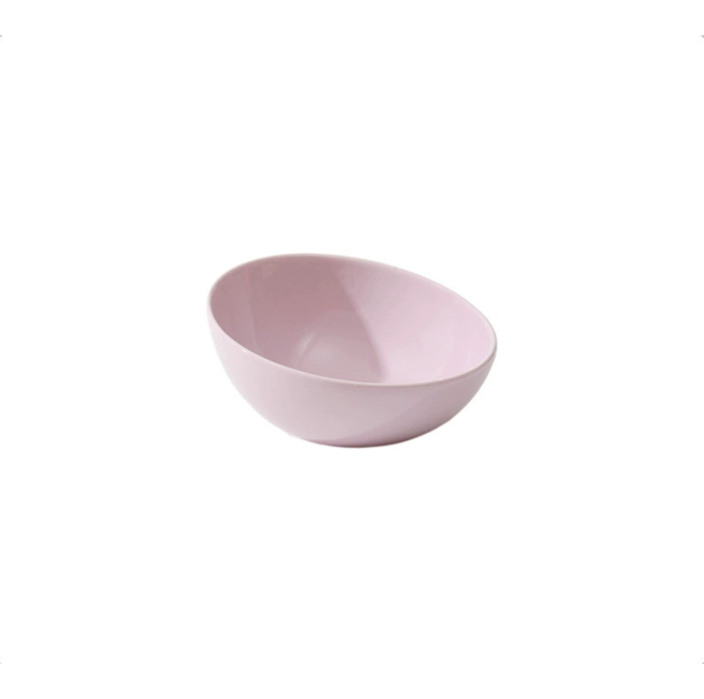 Elevated Round Ceramic Pet Bowl with Oak Base