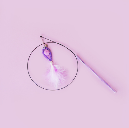 Goldfish Feather Teaser Wand