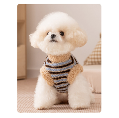 Teddy Fleece Pet Vest with D-Ring