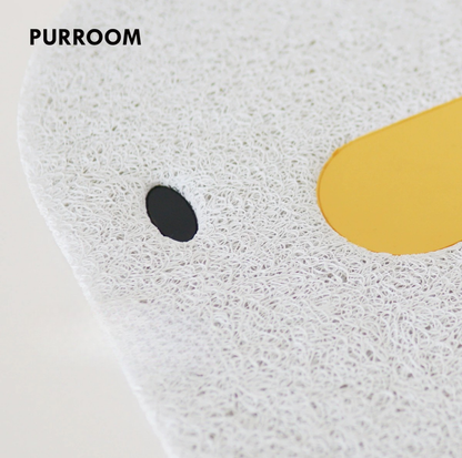 Purroom Little Chicken Series – Oval Cat Litter Mat