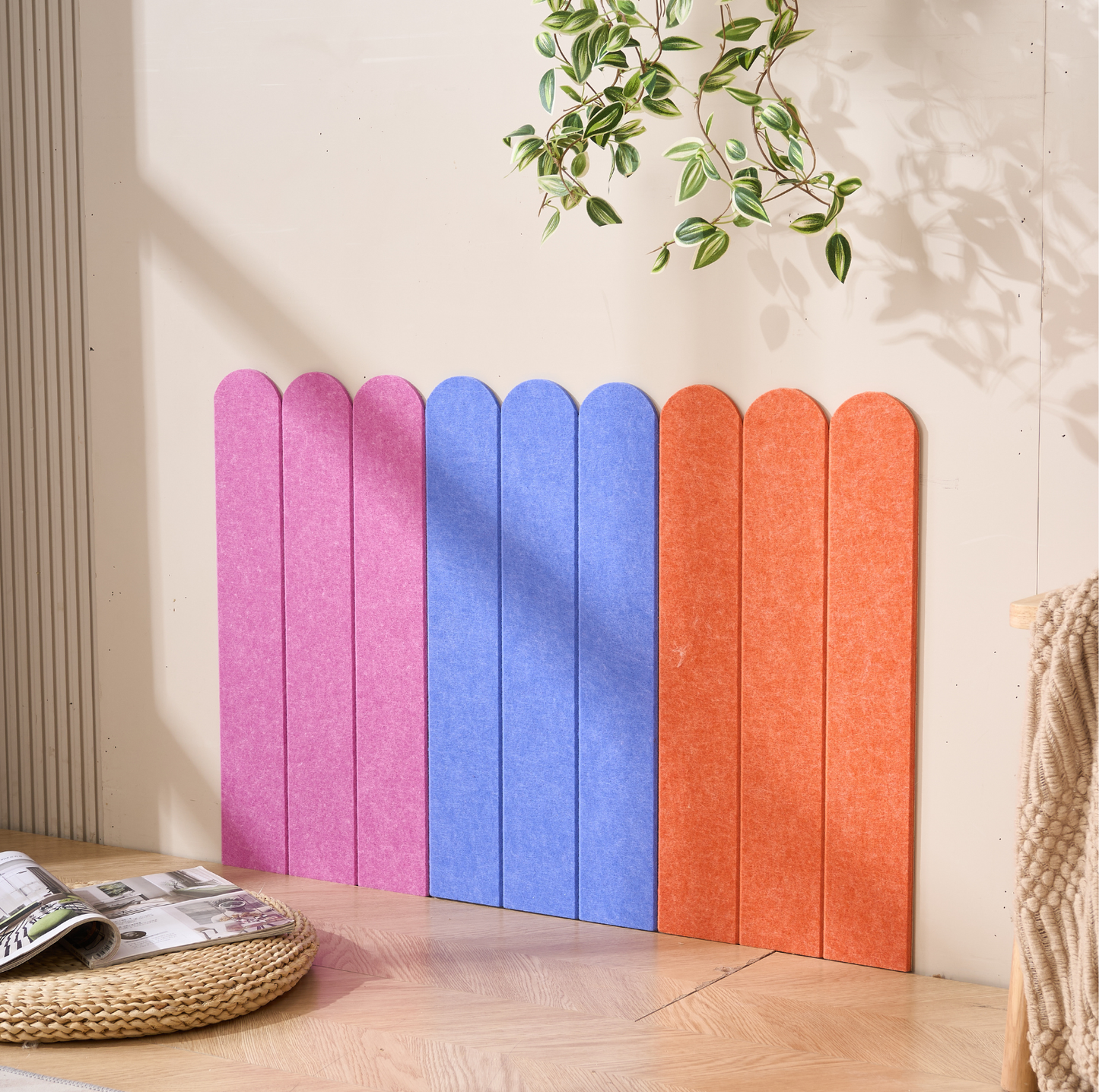 Durable Felt Wall-Mounted Cat Scratch Mat