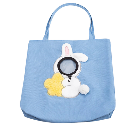 Cute Canvas Pet Carrier Tote Bag