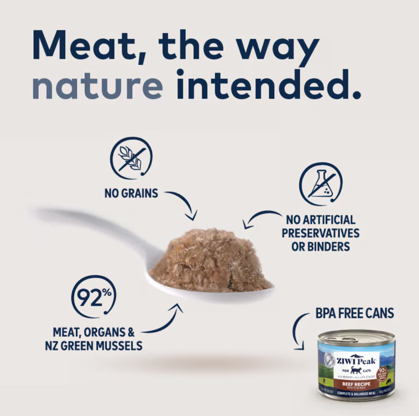 ZIWI Beef All Lifestages Wet Cat Food Cans 85g