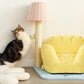 PurLab Multifunctional Cat Lounge - Cozy Sofa Style Cat Bed & Scratch Post