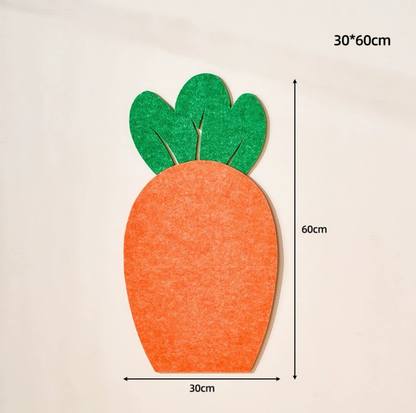 Cartoon Felt Wall Cat Scratching Mat