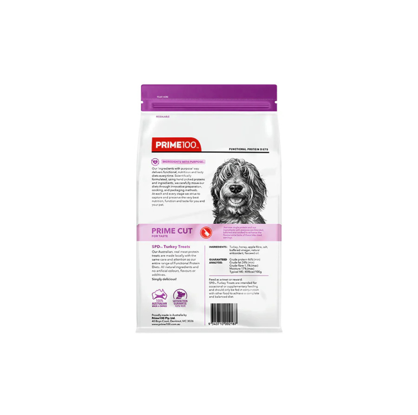 SPD™ Prime Cut Turkey Treats 100g