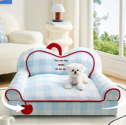 Summer Pet Sofa Bed - You Are the Apple of My Eye (Breathable Cooling Fabric)