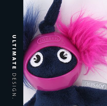 Joyser Puppy Squirrel with Helmet Squeaky Dog Toy – 14cm