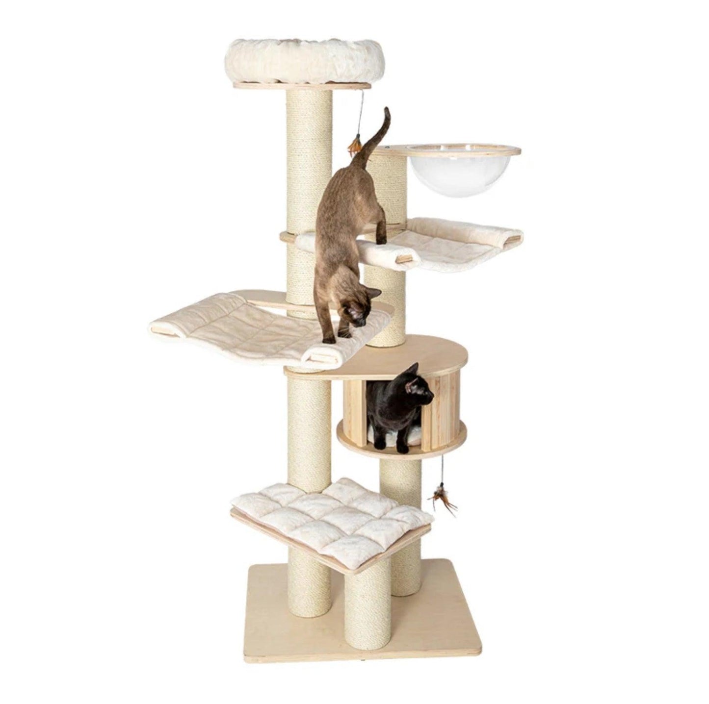 HONEYPOT CAT Solid Wood Cat Tree PRO - 2501pro (189cm)