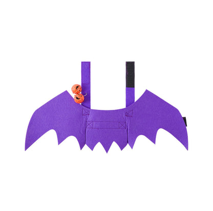 Happy Halloween Bat Wing-Styled Pet Accessory Collar