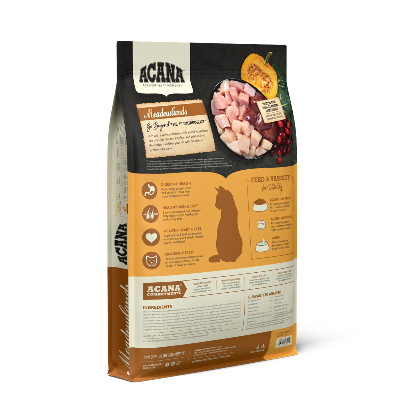 Acana Wild Meadowlands Cat Food 4.5kg