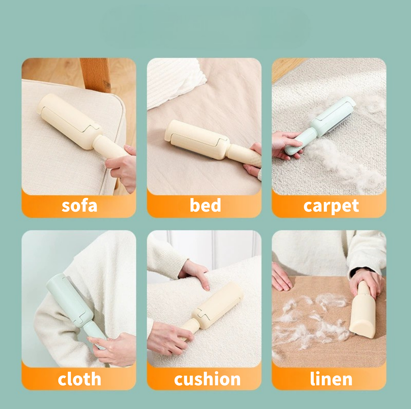 Portable Pet Hair Remover Roller