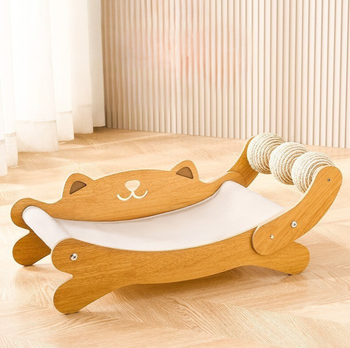 Sofa Scratcher Bed with Sisal Roller