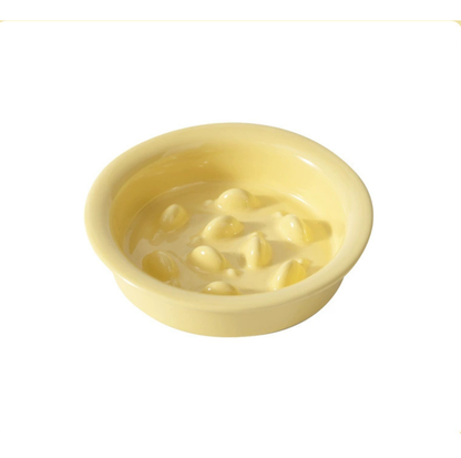 Little Fish Ceramic Slow Feeder Bowl for Cats & Small Dogs