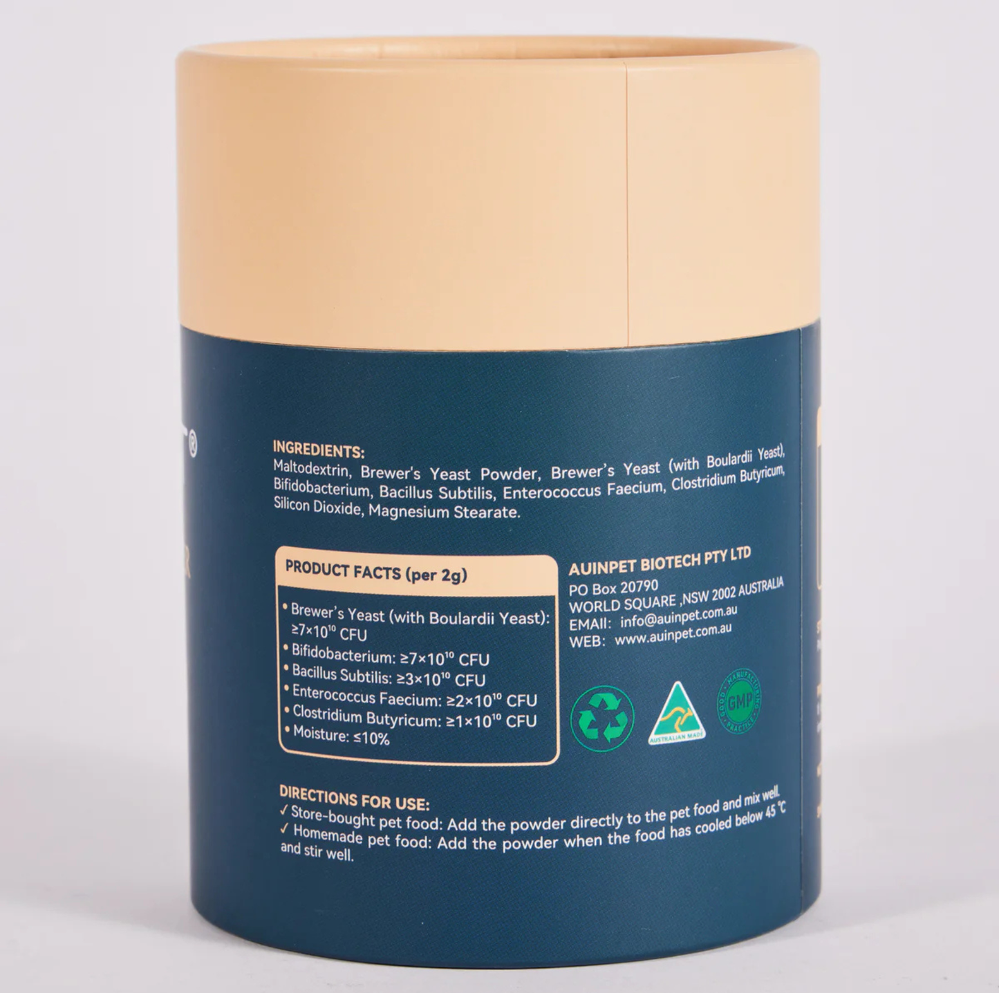 AUINPET PROBIOTIC POWDER For Pets