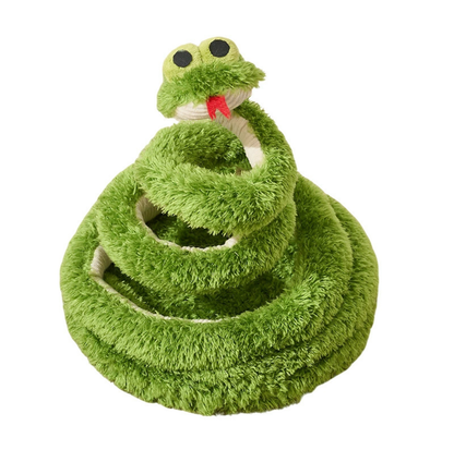 Wiggle Snake Interactive Spring Cat Toy with Chirping Sound