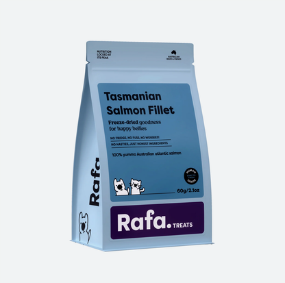 Raw Freeze-Dried Treats | Human-Grade Tasmanian Salmon Fillet