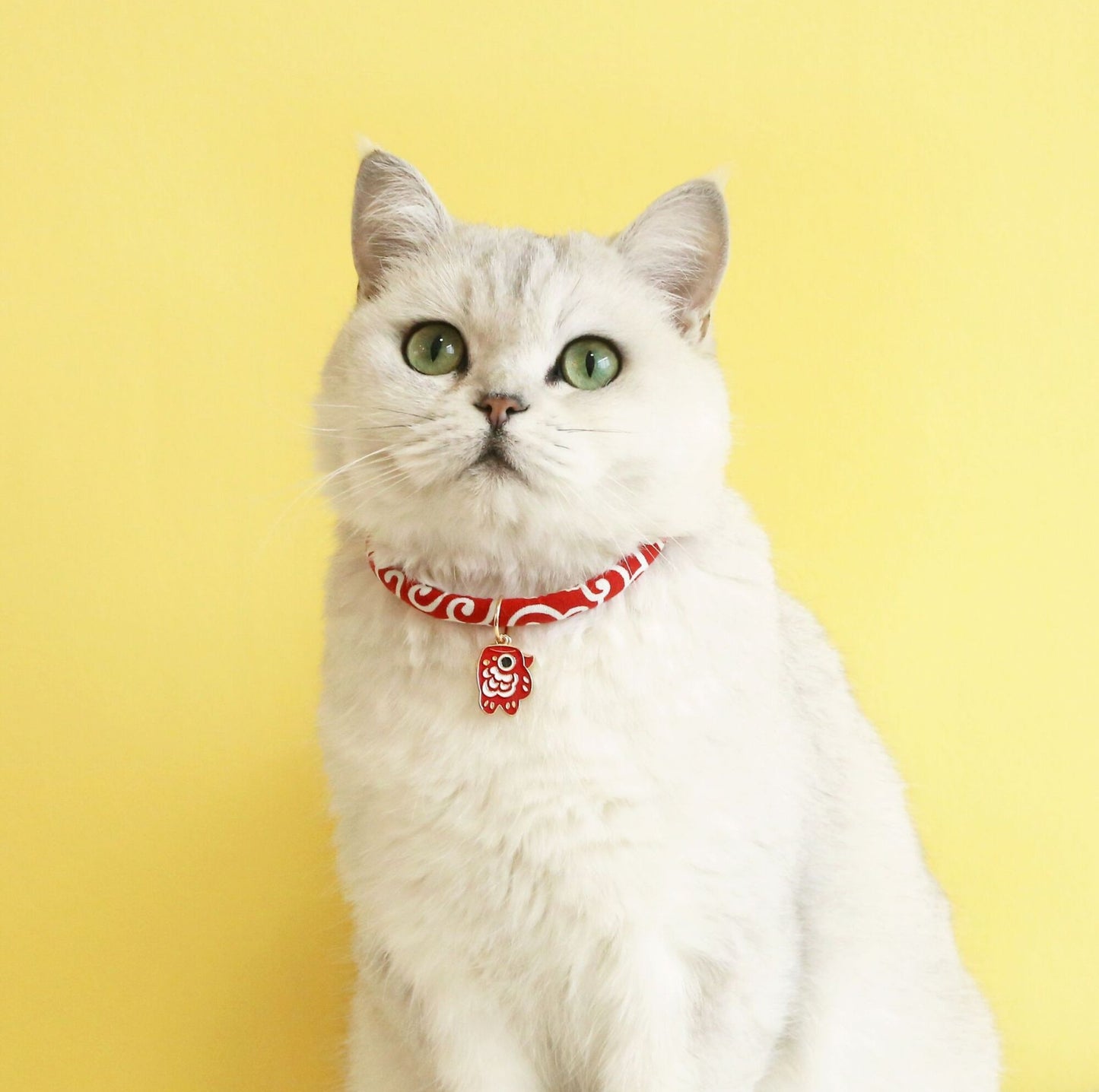Charming Koi Fish Pendant Collar: Japanese-Styled Adjustable Pet Accessory