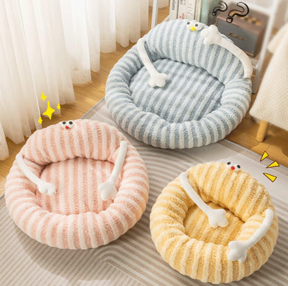 Winter Deep Sleep Pet Snuggle Bed