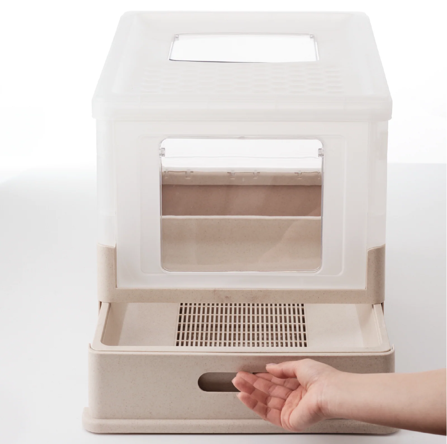 Ecoboco Pure Flow Double-Layer Cat Litter Box and Cat Litter System